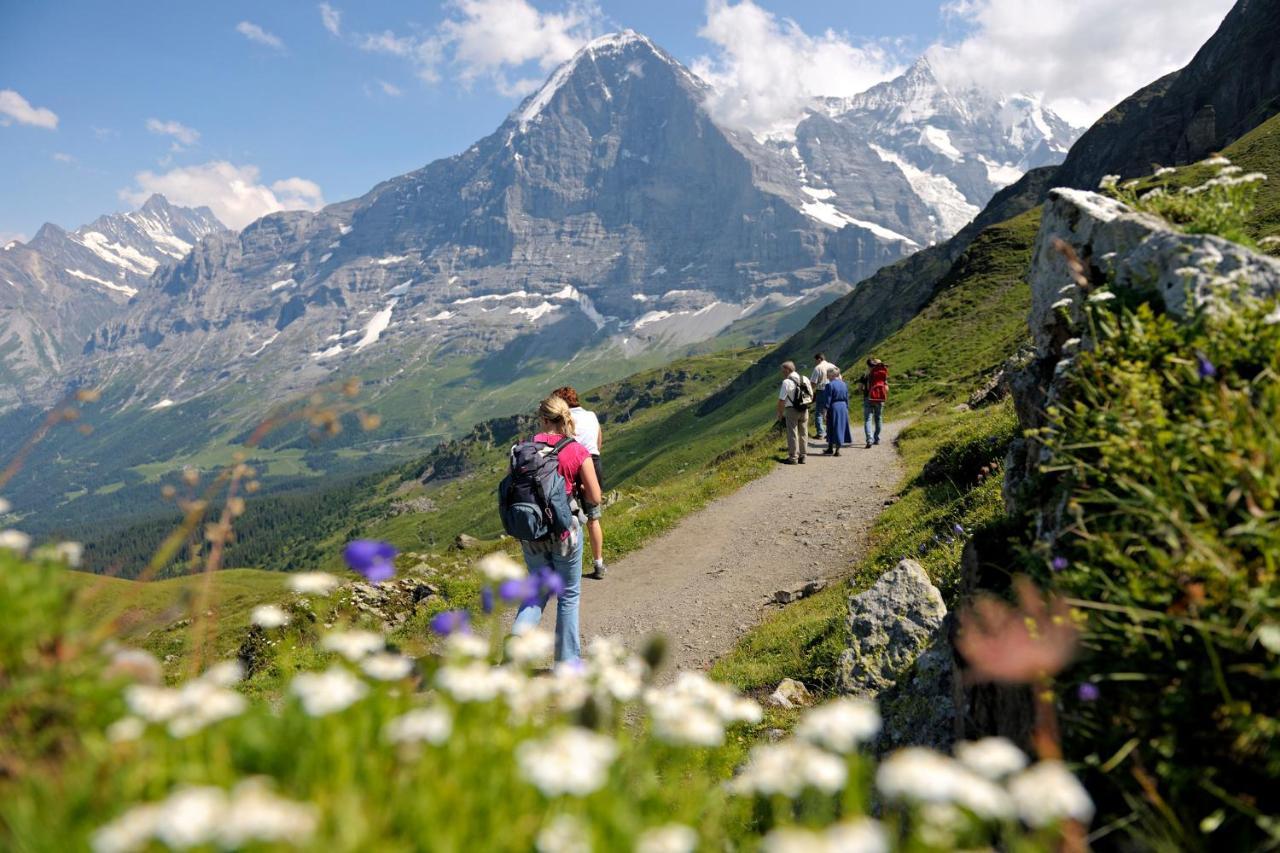 Luxury, New - Amazing Views Grindelwald Eiger Jungfrau Moench Appartement Buitenkant foto